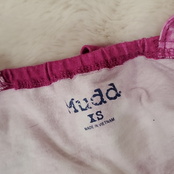 ❤ Mudd pink tye dye crop top - Picture 3 of 3